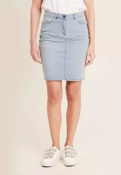 Юбка из денима GERADER Breal, темно-синий деним