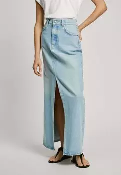Юбка из денима Gonna lunga Pepe Jeans, цвет Oz Blue Rigid Denim