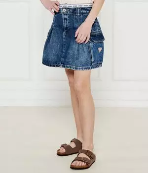 Юбка из денима Guess, синий