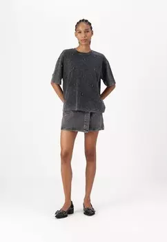 Юбка из денима Marc O'Polo DENIM, серый деним