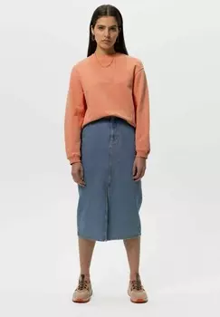 Юбка из денима MIDI-LNGE MIT SCHLITZ Sissy-Boy, синий