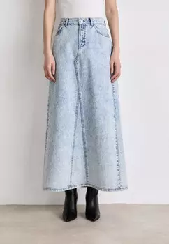 Юбка из денима MILY LONG SKIRT Gestuz, синий деним