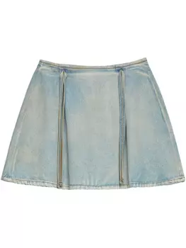 Юбка из денима MSGM, синий