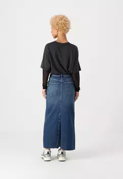 Юбка из денима ONLGOLDIE SKIRT ONLY Petite, темно-синий деним