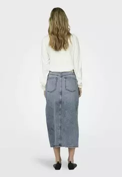 Юбка из денима ONLY, светло-голубой деним
