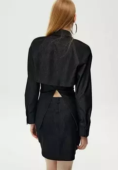 Юбка из денима Rue les crateurs, черный