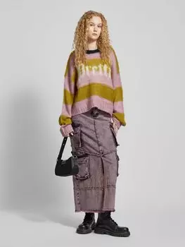 Юбка из денима с 5 карманами, модель «VORTEX» The Ragged Priest, розовый