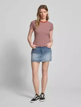 Юбка из денима с пятью карманами Levi's, светло-голубой
