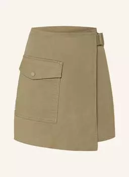 Юбка из денима с запахом спереди Marc O'Polo Denim, хаки