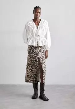 Юбка из денима SIGGE Baum und Pferdgarten, коричневый