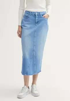 Юбка из денима TOM TAILOR DENIM, темно-синий