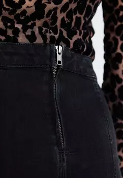 Юбка из денима VMMEDUSA SKIRT Vero Moda, черный деним