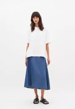 Юбка из денима ZIPPAIW InWear, синий деним