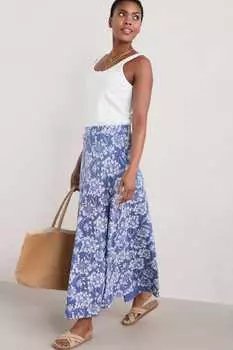 Юбка из джерси розового цвета Seasalt Cornwall, синий