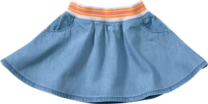 Юбка из джинсовой ткани синего цвета размер. 116 1ч ALANA