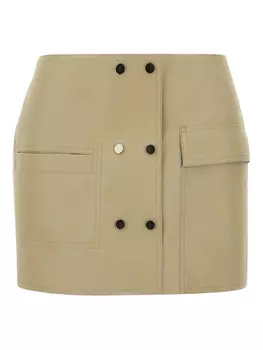 Юбка из габардина Iceberg, нейтральный