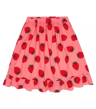 Юбка из хлопка Fraise Jellymallow, розовый