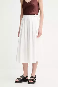 Юбка из хлопка Weekend Max Mara, белый