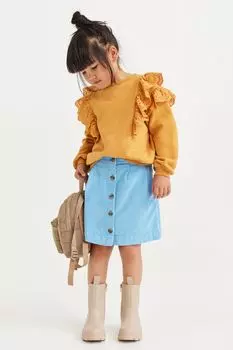 Юбка из хлопкового вельвета H&amp;M