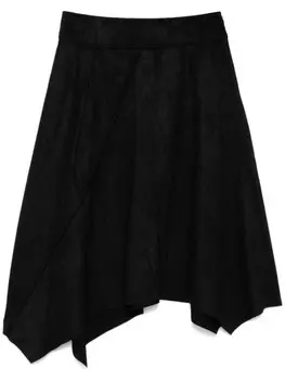 Юбка из искусственной кожи B+ab, черный