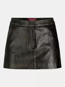 Юбка из искусственной кожи облегающего кроя Selma 12271904 Jjxx, черный