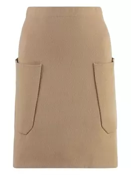 Юбка из кашемира Malo, нейтральный