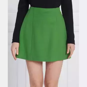 Юбка из крашеной шерсти Max&Co., зеленый