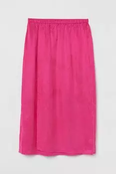 Юбка из лиоцелла с запахом H&amp;M, вишня