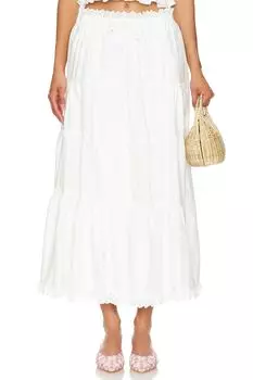 Юбка из мирры Nia, белый