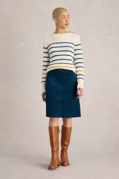 Юбка из органического шнура Melody White Stuff, зеленый