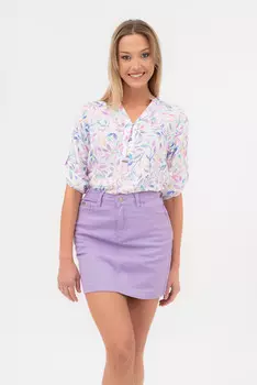 Юбка из парусины Budmil, фиолетовый