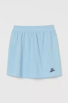 Юбка из пике H&amp;M, светло-синий