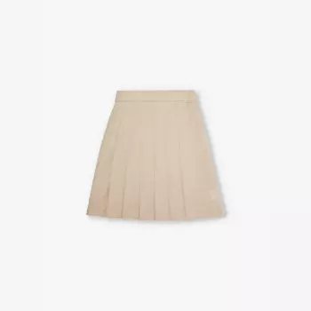 Юбка из плиссированной саржи Ada 4-14 лет Burberry, серый