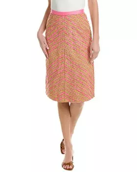 Юбка из шерсти MANOUSH, розовый