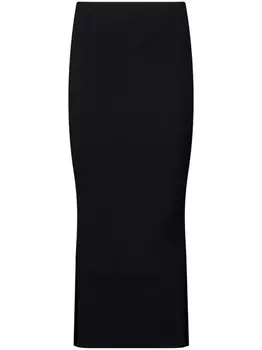 Юбка из шерсти Thom Browne, черный