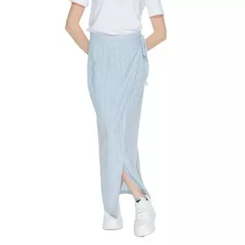 Юбка из светло-голубого льна Vero Moda