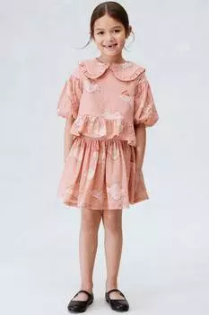 Юбка из ткани сирсакер с узором H&M, мультиколор