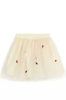 Юбка из тюля Arket, бежевый