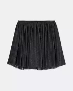 Юбка из тюля со складками для девочек с блестками Kids El Corte Ingls, черный
