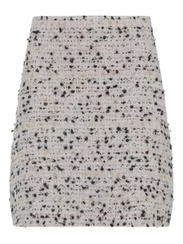 Юбка из твида Fabiana Filippi, нейтральный