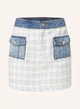 Юбка из твида с блестящей пряжей Liu Jo, мультиколор