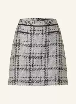 Юбка из твида с блестящей пряжей Marc Cain, серый