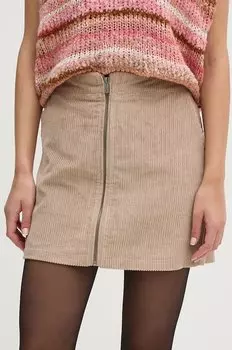 Юбка из вельвета CASSIE Pepe Jeans, бежевый