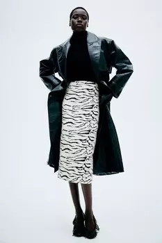Юбка из жаккарда H&M, мультиколор