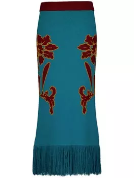 Юбка из жаккарда PAULA Turner, зеленый