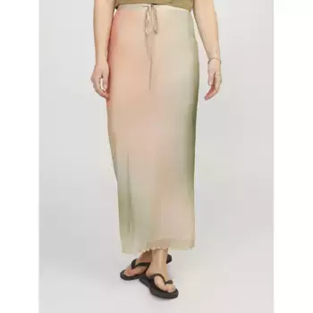 Юбка Jack & Jones Sage Mesh JJXX Long, бежевый