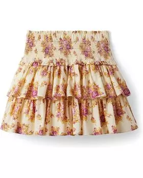 Юбка Janie and Jack Floral Smock Skirt, розовый
