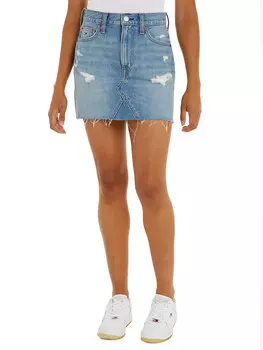 Юбка jeans gonna izzie in denim Tommy, синий