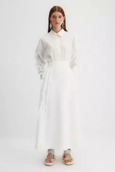 Юбка - Экрю - Макси Trendyol Modest, экрю