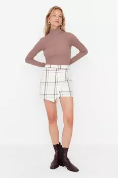 Юбка - Экрю - Мини Trendyol, экрю